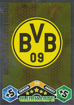Emblem Borussia Dortmund 2010/11 Topps MA Bundesliga Clubkarten #326